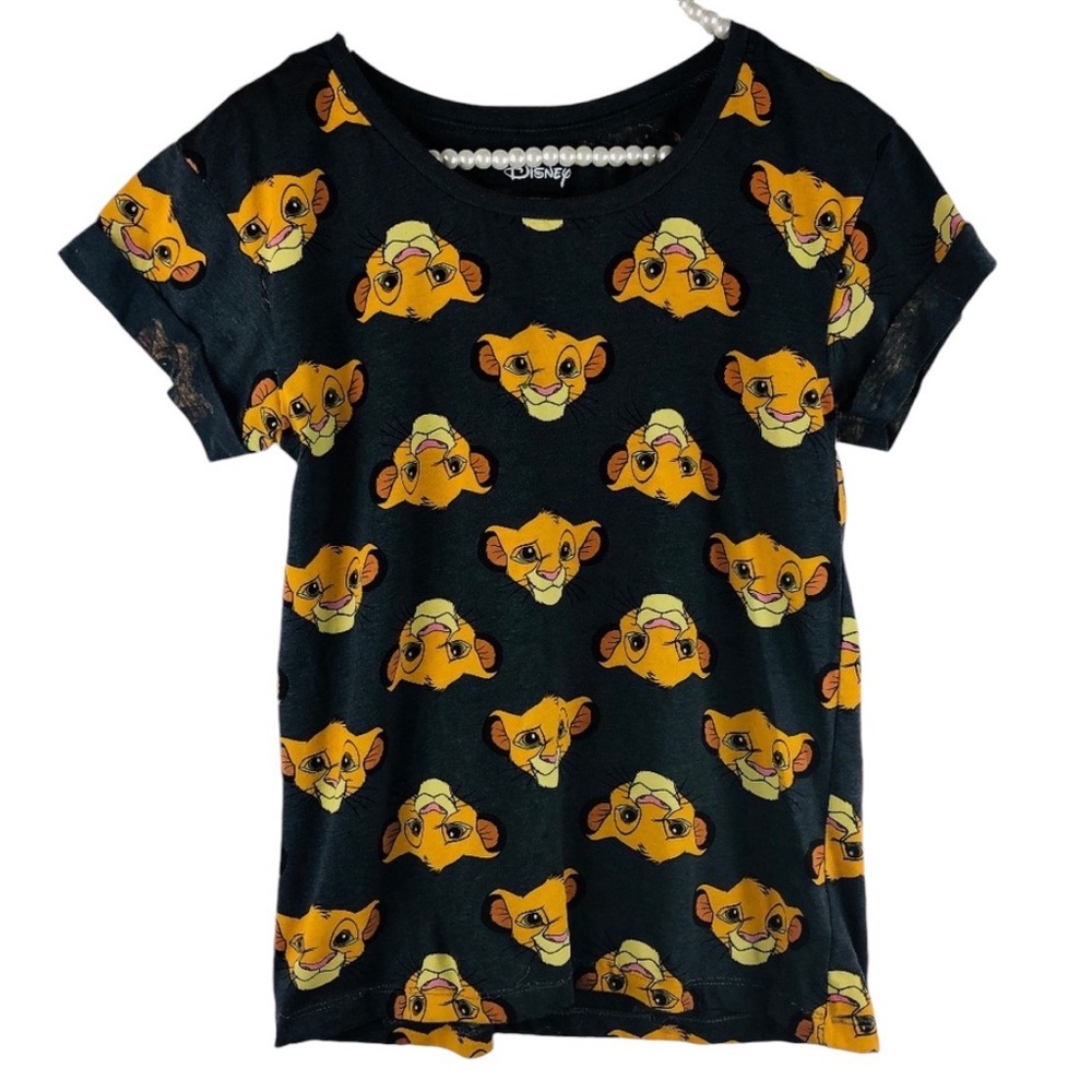Disney Kids Small Simba Gray Tee-Shirt Top
